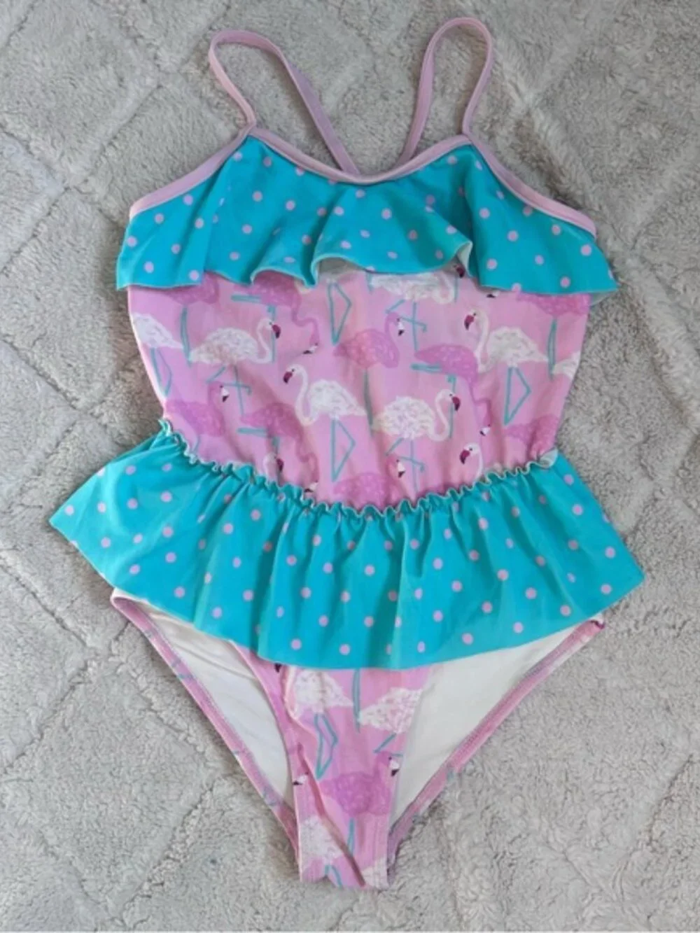 Matilda Jane | Enchanted Garden Island Party One-Piece Girls Swimsuit | Size 10